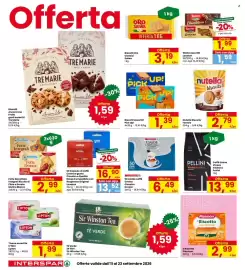 Volantino Interspar Pagina 24: Biscotti assortiti Pick Up! €1,39, Biscotti Ancora Uno Frolla gusti assortiti Tre Marie €1,59