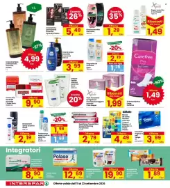 Volantino Interspar Pagina 28: Barretta The Protein Deal Enervit €1,89, Doccia assortita Palmolive €1,29