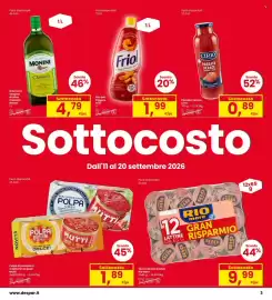 Volantino Interspar Pagina 3: Tonno all'olio di oliva Rio Mare €9,99, Olio per friggere Friiol €1,99