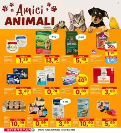 Volantino Interspar Pagina 30: Alimento per gatto Filets gusti assortiti Sheba €0,99