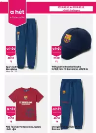 Pepco akciós újság hét 37 Oldal 3: Fc barcelona melegítőnadrág fiúknak €4.000,00, Fc barcelona baseballsapka €2.500,00