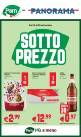 Volantino Panorama Pagina 1: Birra Peroni €0,97, Biscotti Gocciolè Pavesi classiche €2,99