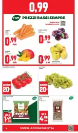 Volantino Panorama Pagina 16: Uva Italia sfusa, Pomodoro ramato