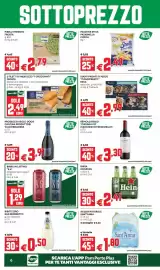Volantino Panorama Pagina 6: Birra in lattina 8.6 €1,29, Rèmole Rosso Toscana IGT Marchesi di Frescobaldi €3,30
