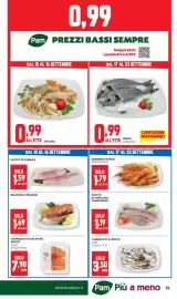 Volantino Pam Pagina 15: Orata €0,99, Filetto di merluzzo carbonaro €1,19
