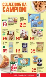 Volantino Pam Pagina 8: Pains au chocolat Pasquier €1,69, Frollini grano saraceno Pam €2,29