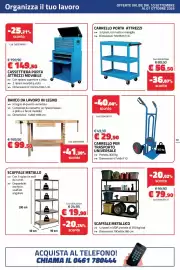 Volantino Eurobrico Pagina 13: Banco da lavoro in legno €99,50, Carrello per trasporto universale €29,90