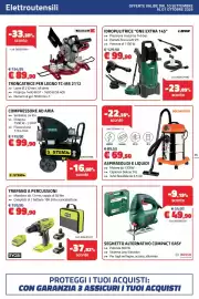 Volantino Eurobrico Pagina 15: Idropulitrice One Extra 145 Lavor €99,90, Compressore ad aria System €99,90