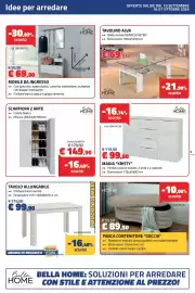 Volantino Eurobrico Pagina 9: Scarpiera 2 ante Bella Home €149,90, Madia Kristy Bella Home €99,50
