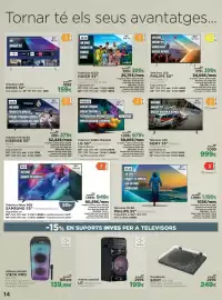 Catálogo El Corte Inglés semana 37 Página 14: Lg - altaveu portátil €199,00, Vieta - altaveu portatil €139,99