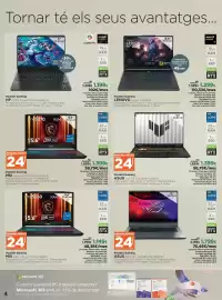 Catálogo El Corte Inglés semana 37 Página 4: Asus - portátil gaming €24,00, Hp - portátil gaming €1.199,00