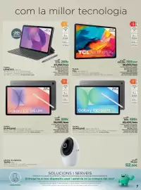Catálogo El Corte Inglés semana 37 Página 7: Cuscino de vigilancia tapo €52,90, Tcl - tableta €359,99