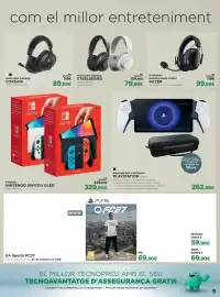 Catálogo El Corte Inglés semana 37 Página 9: Microsoft - xbox series x €69,90, Nintendo - switch 2 €59,90
