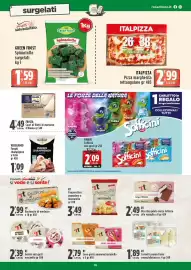 Volantino Rossotono Carrefour Pagina 16: Green Frost Spinaciotto surgelati €1,59, Panzerottini pomodoro e mozzarella €3,49