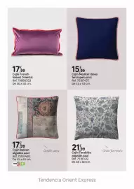 Catálogo Leroy Merlin Página 24: Cojín terabitia algodon azul €21,99, Home - cojín algodón azul €17,99