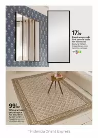 Catálogo Leroy Merlin Página 26: Home - espejo enmarcado unice pared o suelo €17,99, Alfombra petal pecan inspire €99,99
