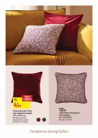 Catálogo Leroy Merlin Página 38: Funda de cojín tony rojo cabaret inspire €4,99, Jacquard - cojín warm rojo inspire €12,99