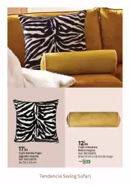 Catálogo Leroy Merlin Página 40: Home - cojín cilindrico retro inspire €12,99, Cojín gentle tiger algodón inspire €17,99