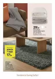 Catálogo Leroy Merlin Página 45: Shaggy - alfombra snaggy garne verde €17,99, Manta alpos marrón moon inspire €29,99