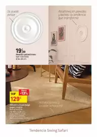 Catálogo Leroy Merlin Página 46: Paredes - roseton poliestireno €19,99, Alfombra enzoi beige papel hnspire €129,00