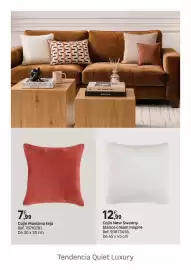 Catálogo Leroy Merlin Página 8: Blanco - cojín new swanny cream inspire €12,99, Cojín teja €7,99