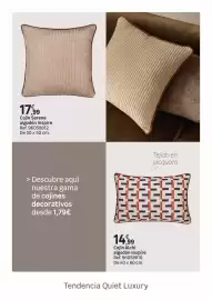 Catálogo Leroy Merlin Página 9: Jacquard - cojin alchi algodón inspire €14,99, Cojín serene algodon inspire €17,99