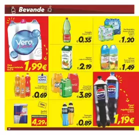Volantino Iper Super Conveniente Pagina 14: Coca-Cola/Fanta/Sprite €3,89, Pepsi Cola regular/zero €1,19