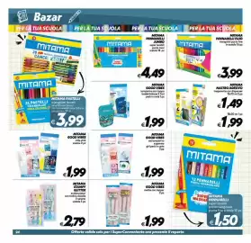 Volantino Iper Super Conveniente Pagina 24: Mitama temperino con tappo €1,99, Mitama pennarelli jumbo €4,49