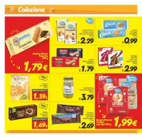 Volantino Iper Super Conveniente Pagina 4: Buoni di Forno Frollini €1,99, Loacker Wafer vari gusti €1,79
