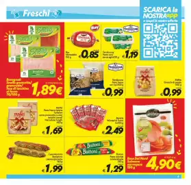Volantino Iper Super Conveniente Pagina 9: Terrabuona Pasta fresca €0,99, Bay Mortadella €0,85