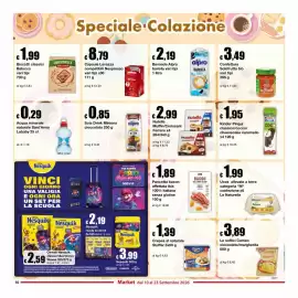 Volantino Sì con te Market Pagina 10: Nutella Muffin/Croissant €2,99, Bevande Alpro barista vari tipi €2,19