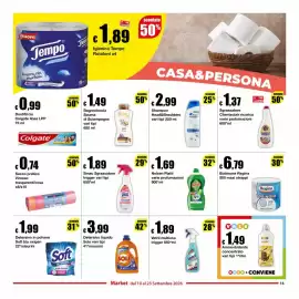 Volantino Sì con te Market Pagina 15: Sacco pratico Virosac €0,74, Vetril multiuso €1,89