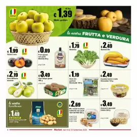 Volantino Sì con te Market Pagina 2: Banane Bio Almaverde €2,49, Kiwi Zespri green €3,49