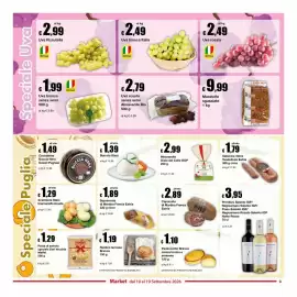 Volantino Sì con te Market Pagina 3: Soppressata di Martina Franca Eatria €1,89, Mozzarella Gioia del Colle DOP €2,99