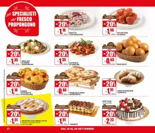 Volantino Il Gigante Pagina 22: Trancio di pizza Margherita €0,88, Poker di pizzette o focaccine €1,16