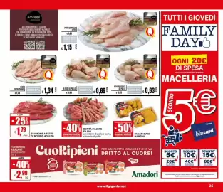 Volantino Il Gigante Pagina 25: Pollo Assaggi €0,69, Bontà filzate fileni arrostitini di pollo e suino, salsiccia di pollo