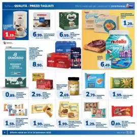 Volantino Sigma Pagina 6: Tortini varie farciture Beniamino €1,29, Caffè decaffeinato in cialde Hag €6,99