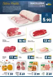 Volantino SeBón Supermercati Pagina 3: Pollo in parti €3,90, Muscolo di bovino adulto €11,90