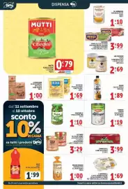 Volantino Deco Supermercati Pagina 22: De Cecco pasta all'uovo varie trafile €1,69, Bonduelle piselli extra fini €1,10