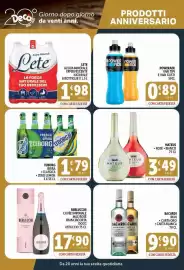 Volantino Deco Supermercati Pagina 8: Mateus White €3,49, Lete acqua minerale effervescente naturale €1,98