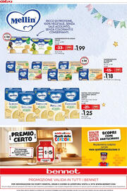 Volantino Bennet | Extra Pagina 8: Mellin pastina €1,25, Omogeneizzato di verdure Mellin €1,18