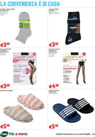 Volantino Pam | Extra Pagina 26: Pantofole a righe €5,90, Collant velato silhouette golden lady €4,50