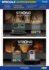 Volantino Euronics Pagina 18: Mira1 videoproiettore smart con Google TV €199,99
