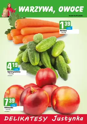 Delikatesy Justynka gazetka (ważność do 13-09)