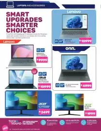 Game catalogue Page 10: Acer 24" Full HD Monitor €1.999,00, Lenovo €10.999,00