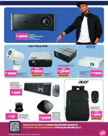 Game catalogue Page 11: EPSON CO-WX01 Office Projector €7.999,00, Acer Bag And Mouse Value Bundle €499,00
