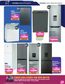 Game catalogue Page 13: DEFY 195 L White Chest Freezer €3.499,00, DEFY 90 L Metallic Bar Fridge €2.199,00