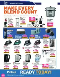 Game catalogue Page 18: DEFY 1.7 L Stainless Steel Cordless Kettle €299,00, EIGER Mechanical Health Grill (EG-MHG02) €899,00