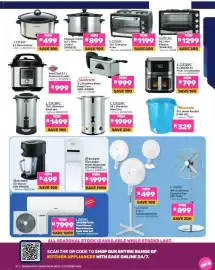 Game catalogue Page 19: EIGER Ice Shaver €499,00, LOGIK 26 L Compact Oven €1.199,00