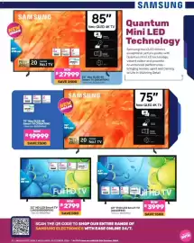 Game catalogue Page 3: 32" HD LED Smart TV €2.799,00, 43" FHD LED Smart TV (UA43F60) €3.999,00